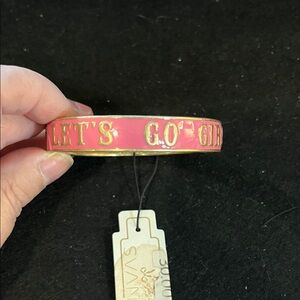 Pink and Gold Bracelet